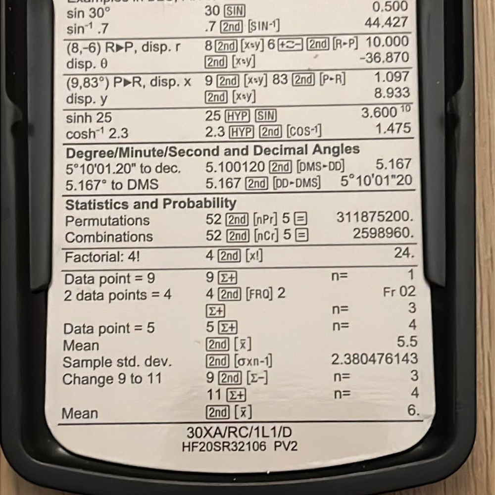 Texas Instruments TI-30Xa Scientific Calculator Solar Powered Works Tested - Picture 11 of 11